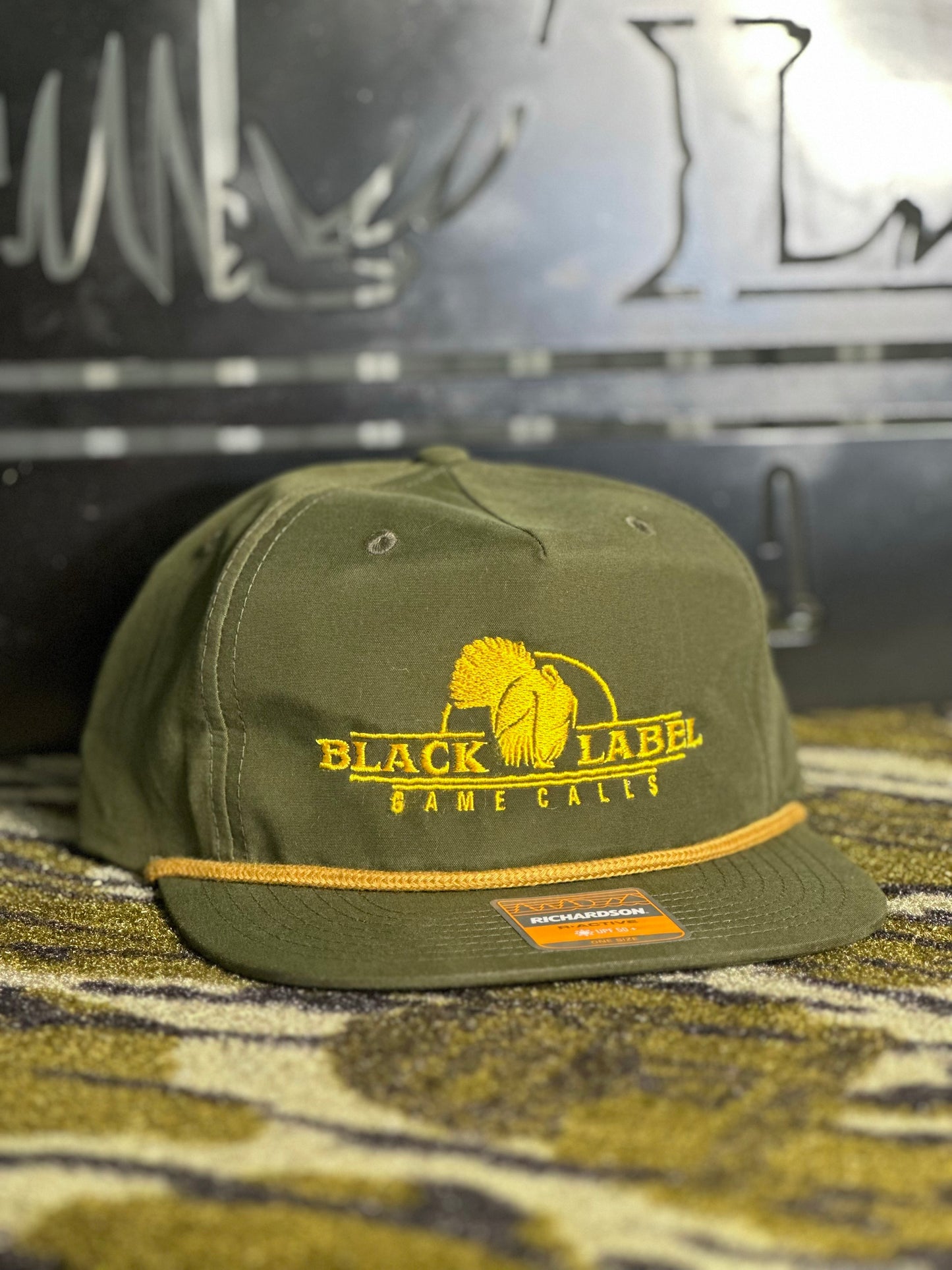 Retro Green/Gold Rope Hat