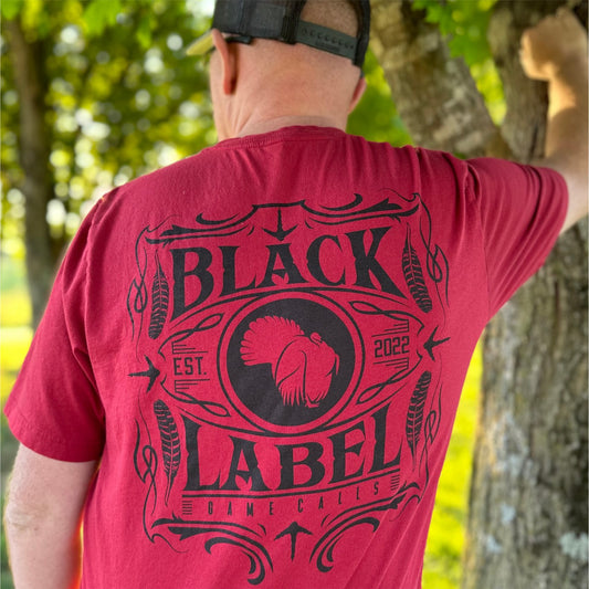Black Label Vintage T-Shirt - Cardinal Red