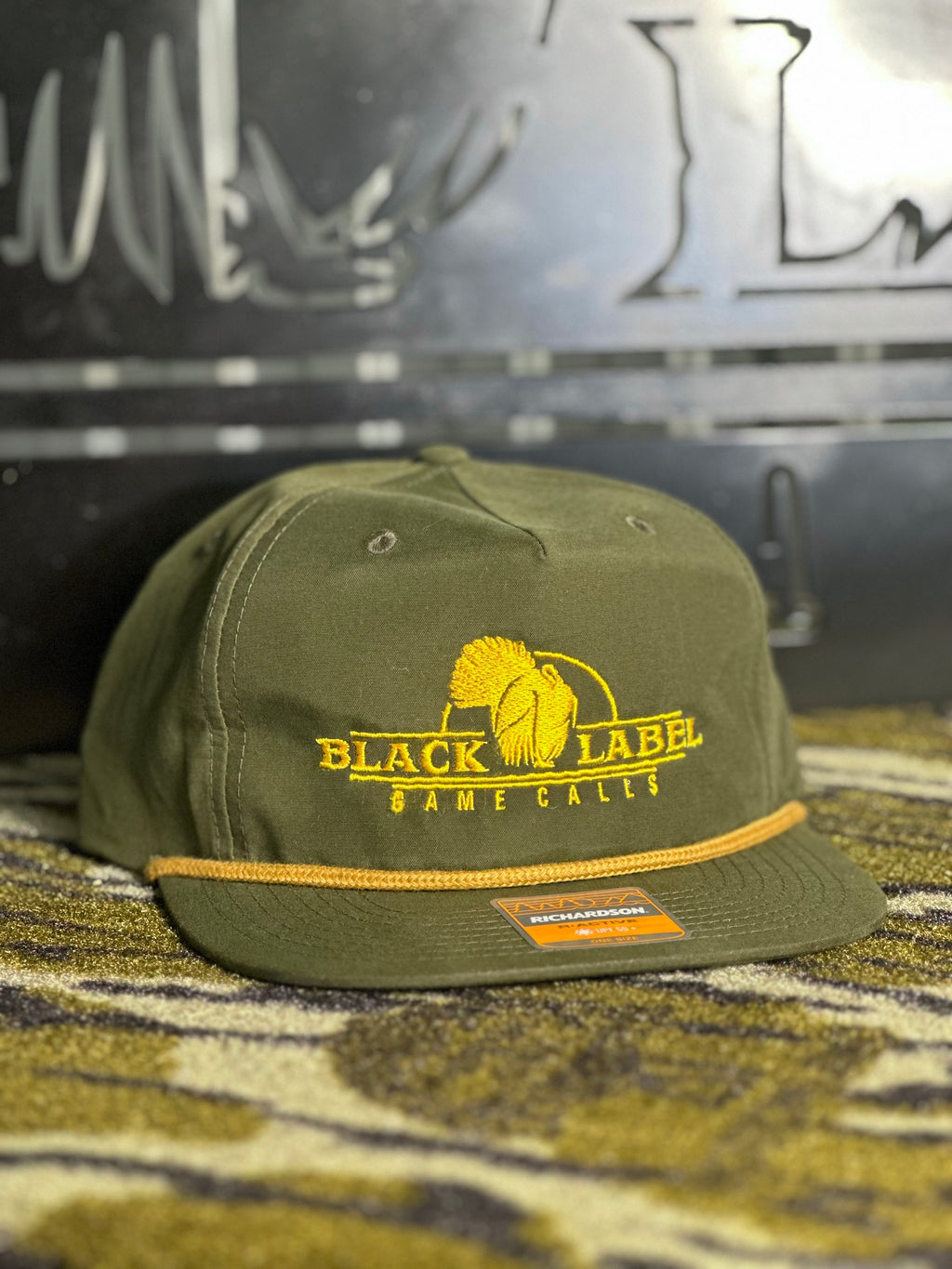 Retro Green/Gold Rope Hat