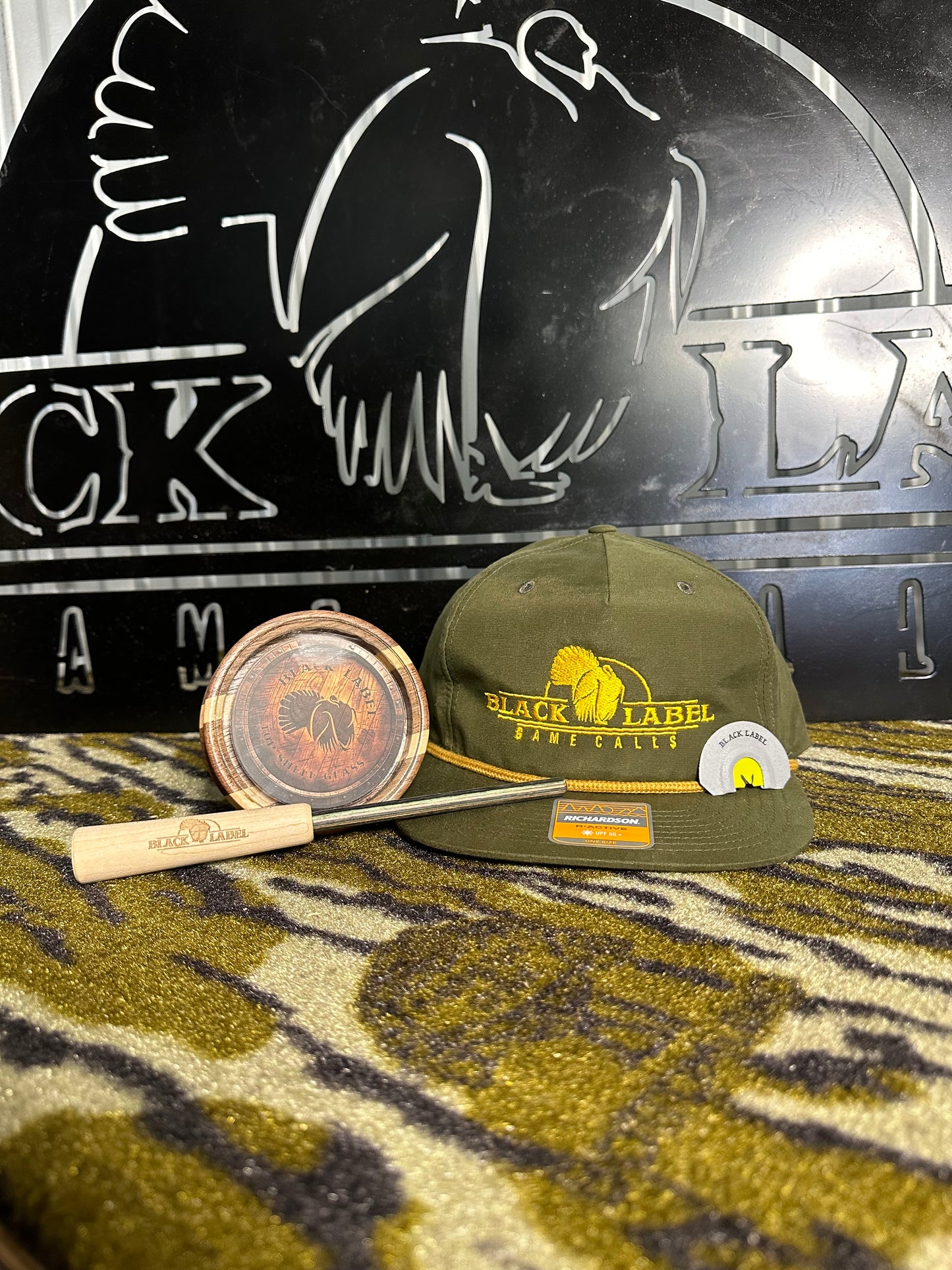 Retro Green/Gold Rope Hat
