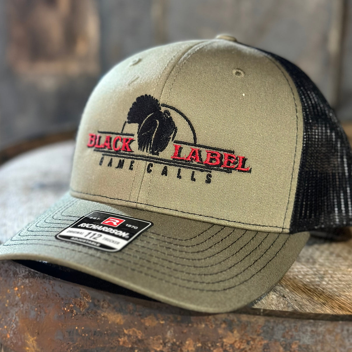 Loden/Black Logo Cap Black Label Game Calls